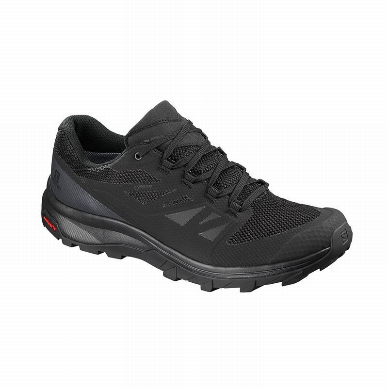 Zapatillas Trekking Salomon Hombre Negras - Salomon Argentina OUTLINE GORE-TEX ,083627-CGQ